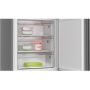 Bosch KGN49OCAF alulfagyasztós kombinált hűtőszekrény, öntöttvas, 203cm, 70cm szél., 311/129 l, nofrost, greencollection, vitafresh, multi airflow