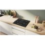 Bosch PNH6B6K40 beépíthető gázfőzőlap, 60cm, wok, üveglapos kivitel, elölgombos vezérlés, szikragyújtás, öntöttvas edénytartó rács