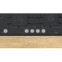 Bosch PRS9A6H40 beépíthető gázfőzőlap, 90cm, wok, üveglapos, wifi, elölgombos vezérlés, flameselect, szikragyújtás, öntöttvas rács