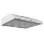 Evido Dualflow 50X standard páraelszívó, 50 cm, nyomógombos vezérlés, 2 db alumínium zsírszűrő, led világítás, inox