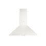 Evido Onda 60W fali kürtős páraelszívó, 60 cm, 415m3/óra, rusztikus desgin, nyomógombos vezérlés, led világítás, fehér/inox