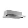 Evido Slimbox 50X beépíthető teleszkópos páraelszívó, inox, 50 cm, 294,3 m3/óra, billenőkapcsolós vezérlés, led világítás