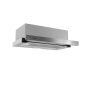Evido Slimbox 60X beépíthető teleszkópos páraelszívó, inox, 60 cm, 294,3 m3/óra, billenőkapcsolós vezérlés, led világítás