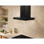 Electrolux LFT816K fali kürtős páraelszívó, 60 cm, fekete, 3+1 fokozatú érintővezérlés, hob2hood, breeze funkció, led világítás, 2db zsírszűrő