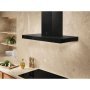 Electrolux LFT819K fali kürtős páraelszívó, 90 cm, fekete, 3+1 fokozatú érintővezérlés, hob2hood, breeze funkció, led világítás, 3db zsírszűrő
