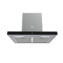 Evido Line 60B fali kürtős páraelszívó, 60 cm, 645m3/óra, érintőszenzoros, led, fekete/inox