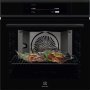 Electrolux EOA9S3SH ProAssist/SteamPro beépíthető gőzsütő, gőztisztítás, gőzfunkció, wifi, sousvide, maghőmérő, gyors felfűtés, teleszkópos sütősín, 70 l