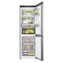 Hisense RB3K330SAID alulfagyasztós kombinált hűtőszekrény, inoxlook, nofrost, 185,6cm, 215/115 l, wifi, multi air flow, metalcooling, gyorsfagyasztás