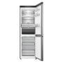 Hisense RB3K330SAID alulfagyasztós kombinált hűtőszekrény, inoxlook, nofrost, 185,6cm, 215/115 l, wifi, multi air flow, metalcooling, gyorsfagyasztás