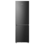 Hisense RB5K330GSFD alulfagyasztós kombinált hűtőszekrény, fekete, nofrost, 185,6cm, 215/115 l, wifi, multi air flow, metalcooling, gyorsfagyasztás