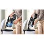 Bosch BCS1041WAC akkumulátoros kézi porszívó, fehér-fekete, microclean szívófej, turbospin motor, hepa szűrőrendszer, flex szívócső, 18 v li-ion