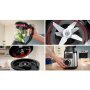 Bosch MMB6762M turmixgép, ezüst, fokozatmentes+pilanat funkció, 2 l-es tritán turmixkehely, 6 auto. program, 1800 w