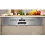 Neff S145EVS04E beépíthető mosogatógép, 60cm, kezelőpaneles, 14 teríték, 44db(a), wifi, flex 2 kosárrendszer, opendry, chef 70°c, aquastop