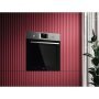 AEG  OA5AB21SM SteamBake beépíthető sütő, gőzfunkció, led kijelző, aquaclean tisztítás, süllyesztett gombok, teleszkópos sütősín, 72 l