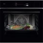 AEG TP9SB831AB SteamPro beépíthető gőzsütő, wifi; steamify® funkció; proassist, magyar menü, sousvid, cooksmart touch érintőkijelző, maghőmérő