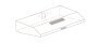 Evido Dualflow 60X standard páraelszívó, 60 cm, nyomógombos vezérlés, hátsó/felső kivezetés, alumínium zsírszűrő, led világítás, inox
