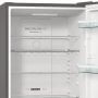 Gorenje NRK619DA2XL4 alulfagyasztós kombinált hűtőszekrény, ezüst metál, nofrost plus, 185 cm, 204/96 l, multiflow 360°