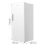Gorenje FNC717DAW5 fagyasztószekrény, fehér, 172 cm, 384 l, 3 fiók + 4 polc, nofrost, gyorsfagyasztás, inverter kompresszor, led-kijelző
