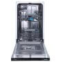 Gorenje GV541D10 beépíthető mosogatógép, 45 cm, 9 teríték, 2 kosár, szárítás automata ajtónyitással, gyorsprogram, inverter, 45 db(a)
