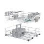 Gorenje GV642D90 beépíthető mosogatógép, 60 cm, 14 teríték, 2 kosár, szárítás automata ajtónyitással, gyorsprogram, öntisztító, 45 db(a)