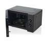 Hisense mikrohullámú sütő H23MOBP2H4, fekete, 23 liter, 800 w, 5 teljesítményfokozat, kerámia bevonat, grill nélkül