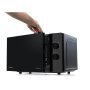 Hisense mikrohullámú sütő H23MOBP2H4, fekete, 23 liter, 800 w, 5 teljesítményfokozat, kerámia bevonat, grill nélkül