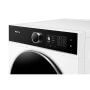 Hisense WF5i8043BWF elöltöltős keskeny mosógép, 8 kg, 1400 f/p., wifi, gőzprogram, gyors mosás, inverter motor, dobtisztító program