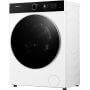 Hisense WF5i8043BWF elöltöltős keskeny mosógép, 8 kg, 1400 f/p., wifi, gőzprogram, gyors mosás, inverter motor, dobtisztító program