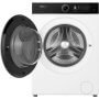 Hisense WF5i8043BWF elöltöltős keskeny mosógép, 8 kg, 1400 f/p., wifi, gőzprogram, gyors mosás, inverter motor, dobtisztító program