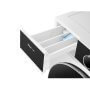 Hisense WF5i8043BWF elöltöltős keskeny mosógép, 8 kg, 1400 f/p., wifi, gőzprogram, gyors mosás, inverter motor, dobtisztító program