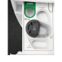 AEG LFR73944FQE elöltöltős UniversalDose mosógép, 9 kg, 1400 f/p., wifi, ökoinverter, antiallergén mosóprogram gőzzel, nagy led kijelző