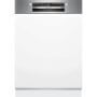 Bosch SMI4HVS14E beépíthető mosogatógép, 60 cm, kezelőpaneles, 14 teríték, homeconnect, 6 program, evőeszköztartó polc, 46 db(a)