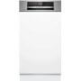Bosch SPI6EMS21E beépíthető mosogatógép, 45 cm, kezelőpaneles, 10 teríték, homeconnect, variodrawer, expressz program, variospeed, 44 db(a)