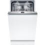 Bosch SPV6EMX09E beépíthető mosogatógép, 45 cm, 10 teríték, homeconnect, variodrawer, efficientdry, timelight, aquastop, 44 db(a)