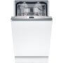 Bosch SPV6ZMX17E beépíthető mosogatógép, 45 cm, 10 teríték, homeconnect, variodrawer, perfectdry, timelight, aquastop, 42 db(a)