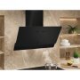 Electrolux LFV619Z fali döntött páraelszívó, 90 cm, matt fekete, 3+1 fokozatú érintővezérlés, hob2hood, breeze funkció, led világítás