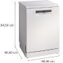 Bosch SMS4HVW14E mosogatógép, fehér, 14 teríték, 46 db(a), homeconnect, 6 program, evőeszköztartó polc, express program
