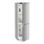 Liebherr KGNsf 52Vd03 alulfagyasztós kombinált hűtőszekrény, ezüst, 185,5 cm, nofrost, duocooling, érintővezérlés, powercooling, easyfresh, led