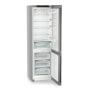 Liebherr KGNsd 57Vc03  alulfagyasztós kombinált hűtőszekrény, ezüst, 201,5 cm, nofrost, duocooling, érintővezérlés, powercooling, easyfresh, led