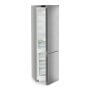 Liebherr KGNsd 57Vc03  alulfagyasztós kombinált hűtőszekrény, ezüst, 201,5 cm, nofrost, duocooling, érintővezérlés, powercooling, easyfresh, led