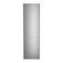 Liebherr KGNsd 57Vc03  alulfagyasztós kombinált hűtőszekrény, ezüst, 201,5 cm, nofrost, duocooling, érintővezérlés, powercooling, easyfresh, led