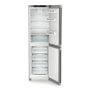 Liebherr CNsfd 5704 alulfagyasztós kombinált hűtőszekrény, ezüst, 201,5 cm, nofrost, duocooling, érintővezérlés, easyfresh, freshair szűrő, led