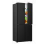 Gorenje NRM819E61BX MultiDoor hűtőszekrény, fekete, nofrost plus, multiflow 360°, freshzone, 190 cm, 311/149 l
