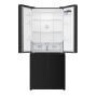 Gorenje NRM819E61BX MultiDoor hűtőszekrény, fekete, nofrost plus, multiflow 360°, freshzone, 190 cm, 311/149 l