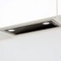 Cata GC DUAL 45 XGBK/D álkürtőbe építhető páraelszívó /fekete/, 45 cm, 850 m3/h, érintővezérlés, led világítás