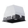 Cata GC DUAL 45 XGBK/D álkürtőbe építhető páraelszívó /fekete/, 45 cm, 850 m3/h, érintővezérlés, led világítás