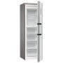 Gorenje FN619DAXL6 fagyasztószekrény, inox, 185 cm, 280 l, 4 fiók + 2 rekesz + 1 polc, nofrost, led-kijelző az ajtón, gyorsfagyasztás