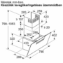 DWK87FN60 Beépítési méretrajz