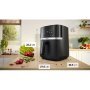 Bosch MAFS2462B Air Fryer sütő, fekete, szabályozható hőmérséklet, érintővezérlés, 2050 w, 6,1 literes kapacitás