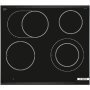Bosch PKN675DP1D beépíthető üvegkerámia főzőlap, fekete, 60 cm, bővíthető zónák, érintővezérlés, powerboost, restart funkció, prémium keret